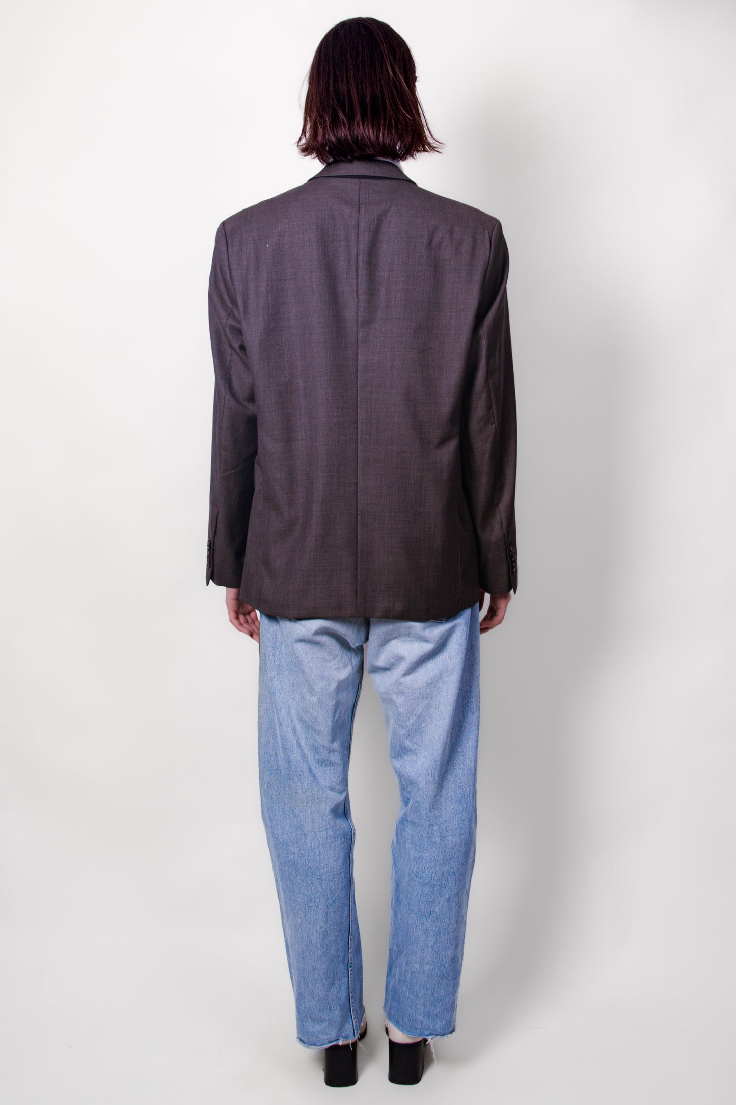 LUX BLAZER - DARK BROWN