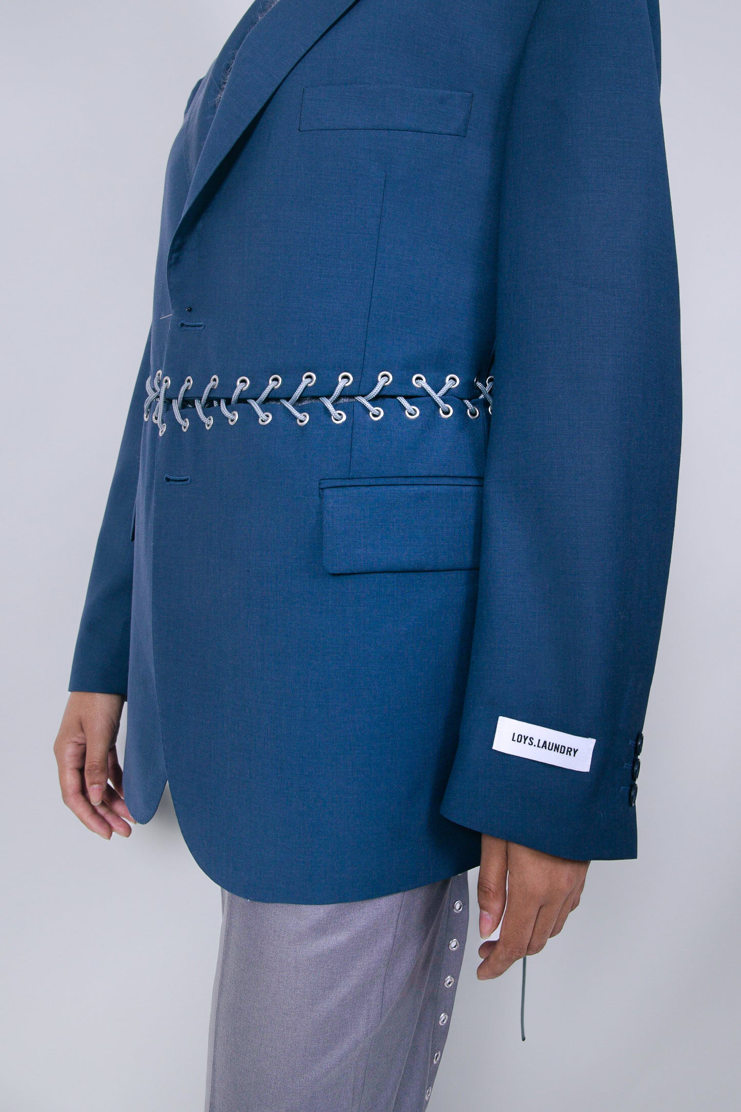 LUX BLAZER WITH CHANGEABLE CORDS| CORAL BLUE